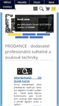 Mobile Screenshot of prodance.cz